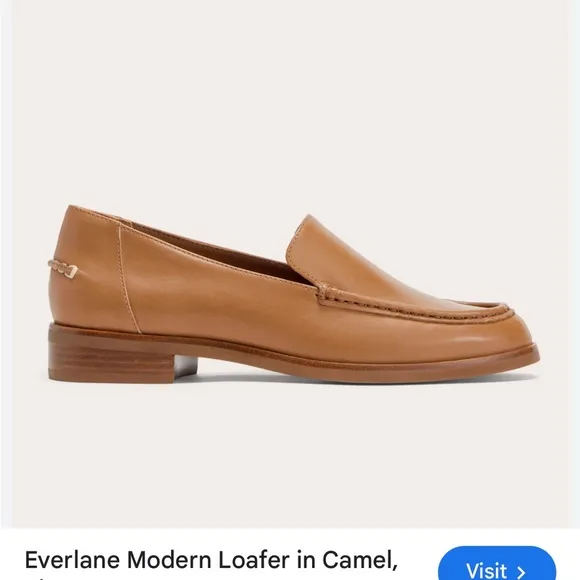 NWOB Everlane Modern Loafer camel 6