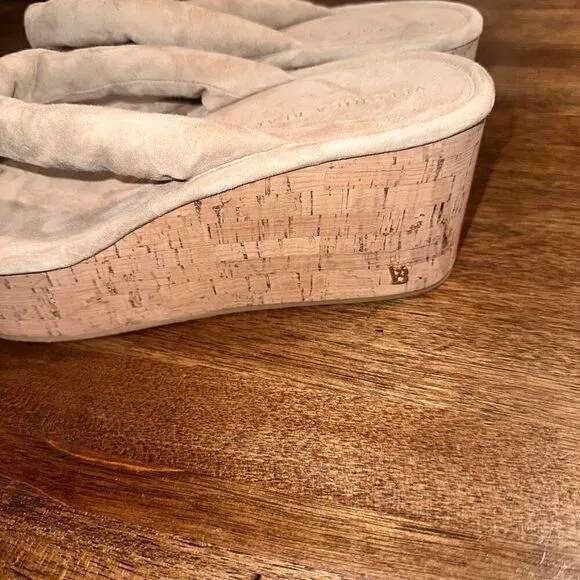 NWOB Veronica Beard Geno Cork Wedge Sandals