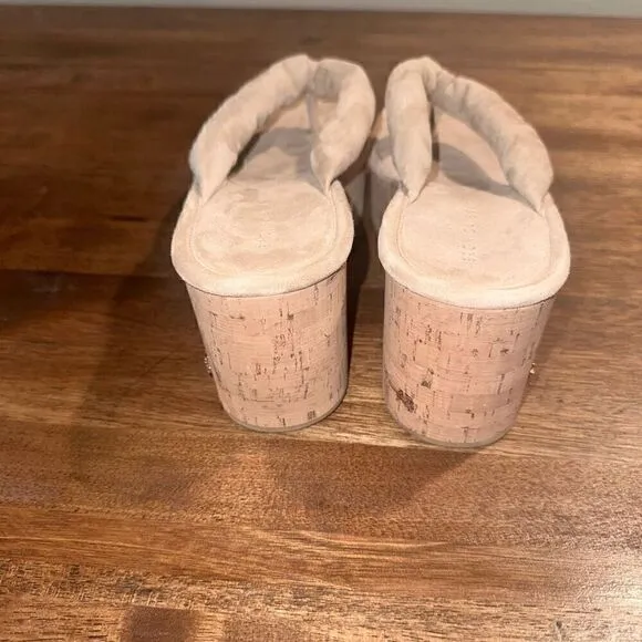 NWOB Veronica Beard Geno Cork Wedge Sandals