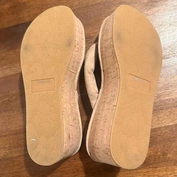 NWOB Veronica Beard Geno Cork Wedge Sandals