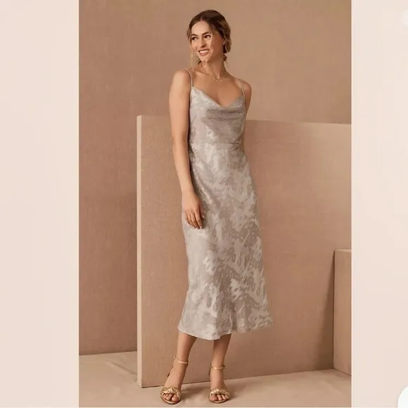 NWOT Anthropologie BHLDN Hutch Kinsey Midi Dress Size 10