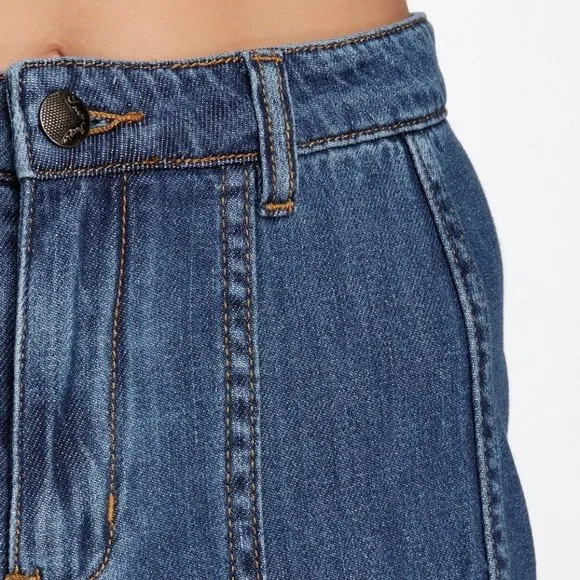 NWOT Free People Gilmore Wide Leg Denim Jeans