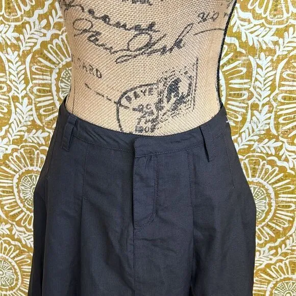 NWOT Free People Suiting Pleated Mini Skirt in Chocolate Combo size 0