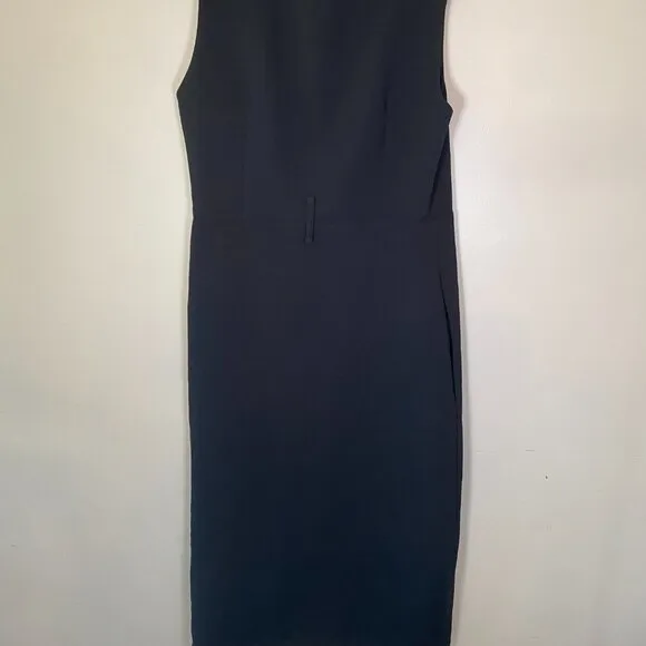 NWOT Modern Citizen Black Jisoo Wrap Midi Dress Without Belt