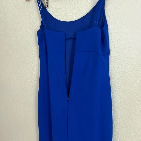 NWOT Modern Sensation Royal Blue Scoop Neck Mermaid Maxi Dress