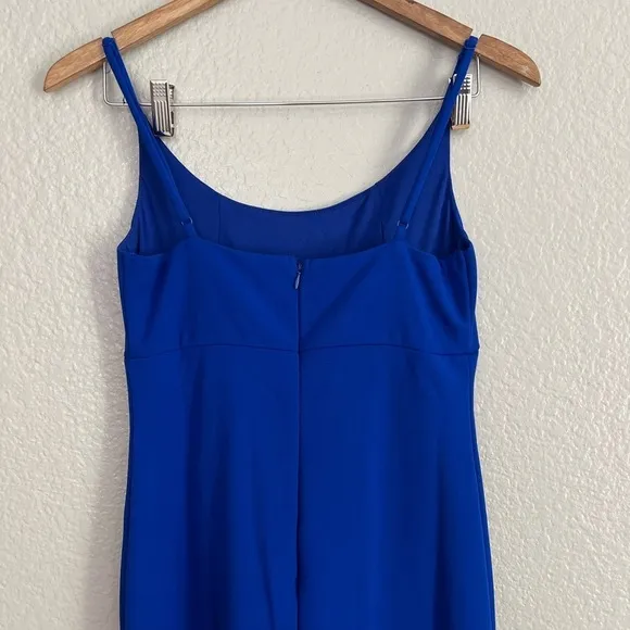 NWOT Modern Sensation Royal Blue Scoop Neck Mermaid Maxi Dress