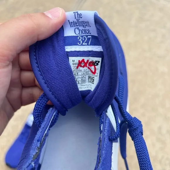 NWOT New Balance 327 Men's Victory Blue Sneakers
