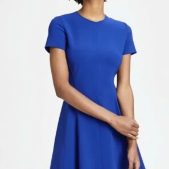 NWT $365 Theory Modern Seamed Shift Fit-and-Flare Dress in size 6!