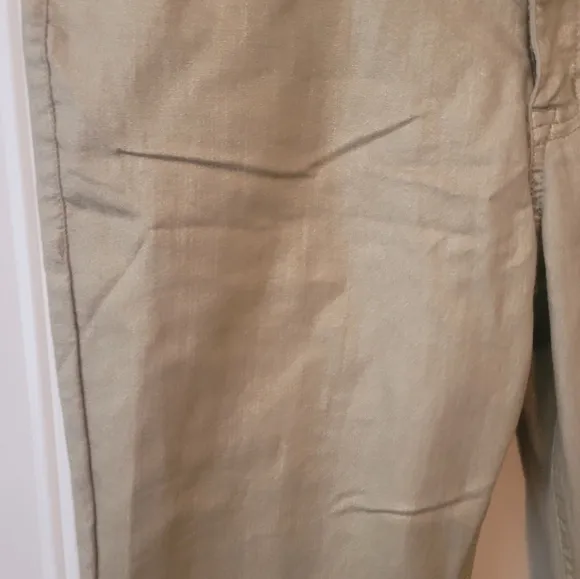 NWT Allen B. By Allen Schwartz Metallic Gold Denim Pants Jeans