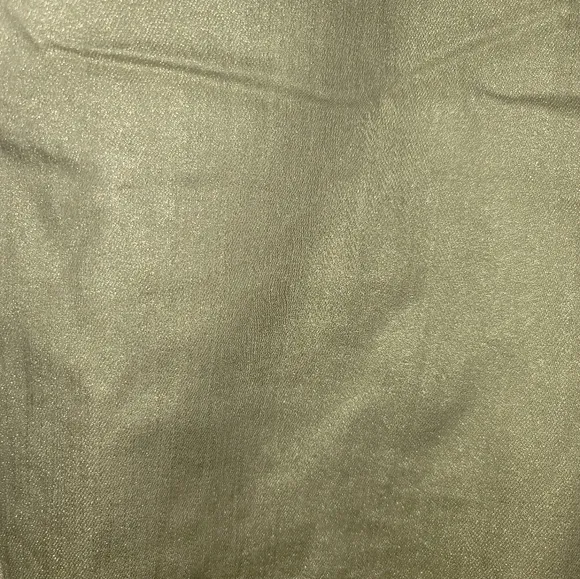 NWT Allen B. By Allen Schwartz Metallic Gold Denim Pants Jeans