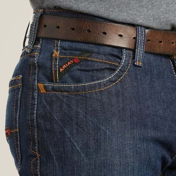 NWT Ariat FR Jeans M4 Relaxed Boot Cut Work Cat 2 2112 Flame Resistant Men 44x30