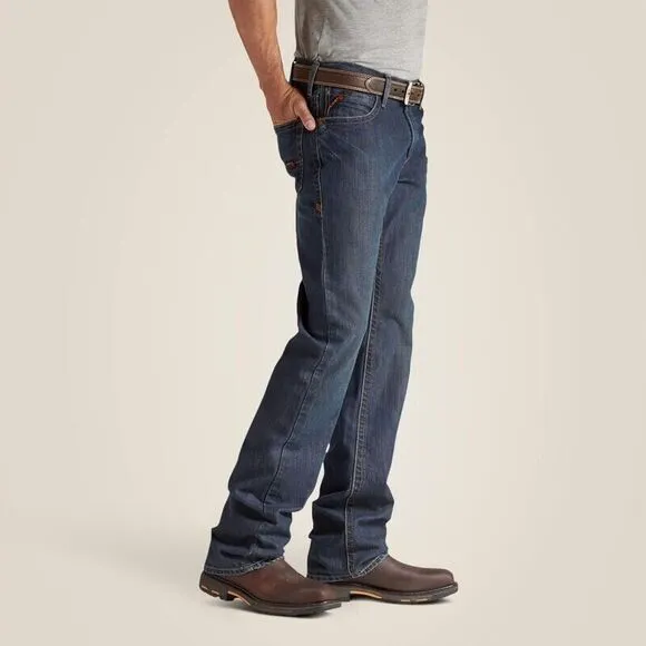 NWT Ariat FR Jeans M4 Relaxed Boot Cut Work Cat 2 2112 Flame Resistant Men 44x30