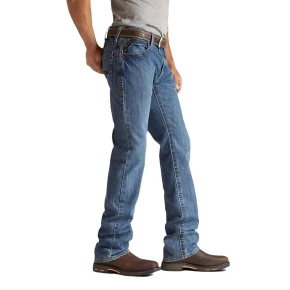 NWT Ariat FR Jeans M4 Relaxed Boot Cut Work Men 44x30 Cat 2 2112 Flame Resistant