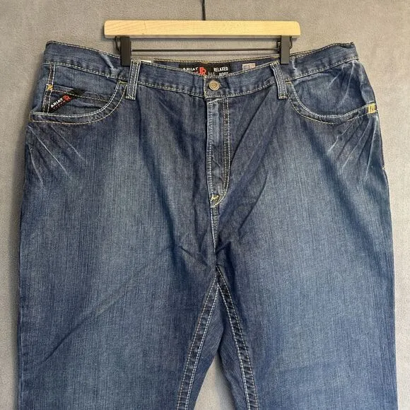 NWT Ariat FR Jeans M4 Relaxed Boot Cut Work Men 44x30 Cat 2 2112 Flame Resistant