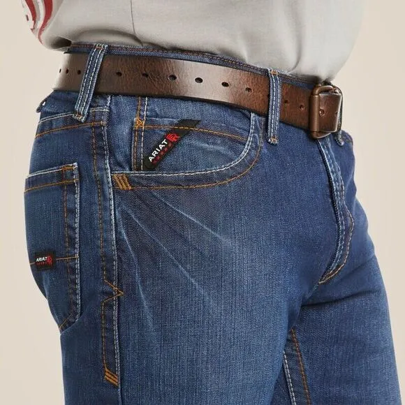 NWT Ariat FR Jeans M4 Relaxed Boot Cut Work Men 44x30 Cat 2 2112 Flame Resistant