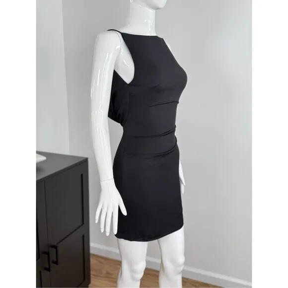 NWT Bec   Bridge Womens Modern Romance Mini Dress Black Size 4