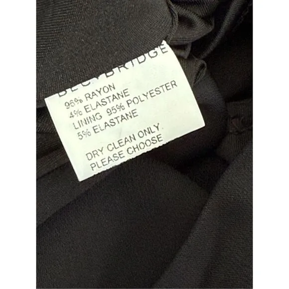 NWT Bec   Bridge Womens Modern Romance Mini Dress Black Size 4