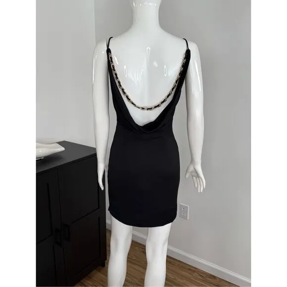NWT Bec   Bridge Womens Modern Romance Mini Dress Black Size 4