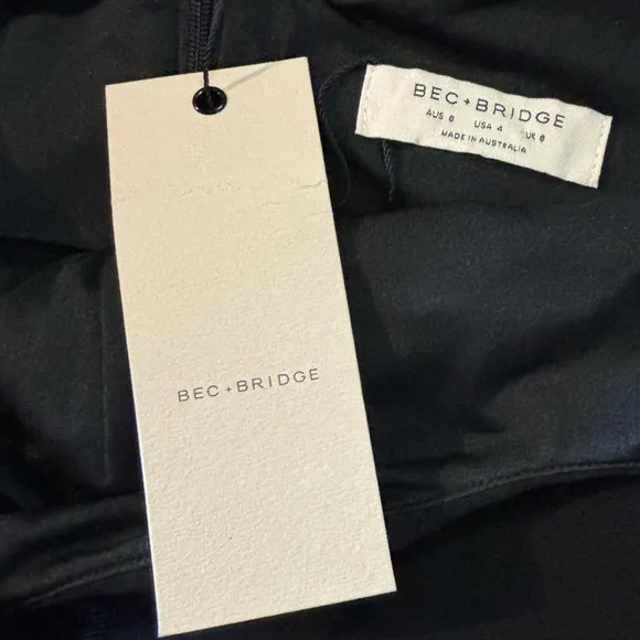 NWT Bec   Bridge Zoey Black Mini Dress