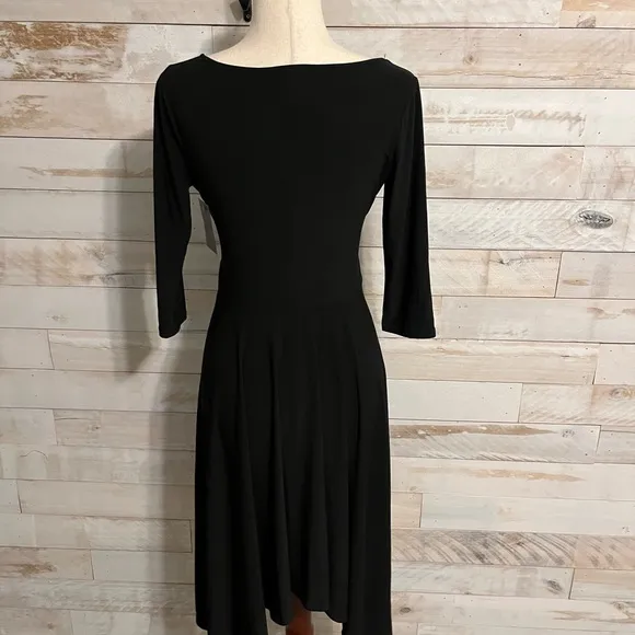 NWT Boston Proper classic black dress size M