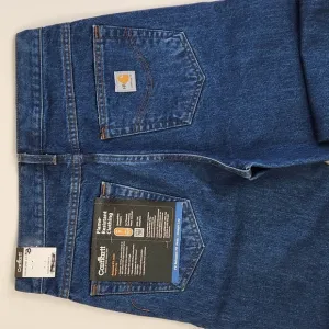 NWT CARHARTT 31×34 Flame Resistant Relaxed Fit Straight leg Jeans FLAWLESS