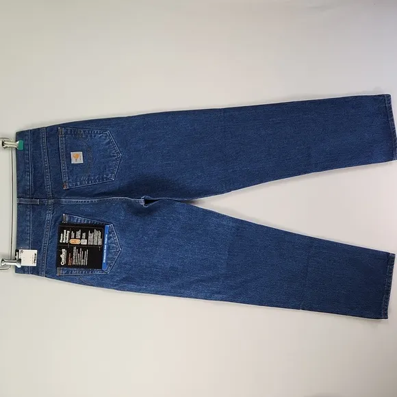 NWT CARHARTT 31×34 Flame Resistant Relaxed Fit Straight leg Jeans FLAWLESS