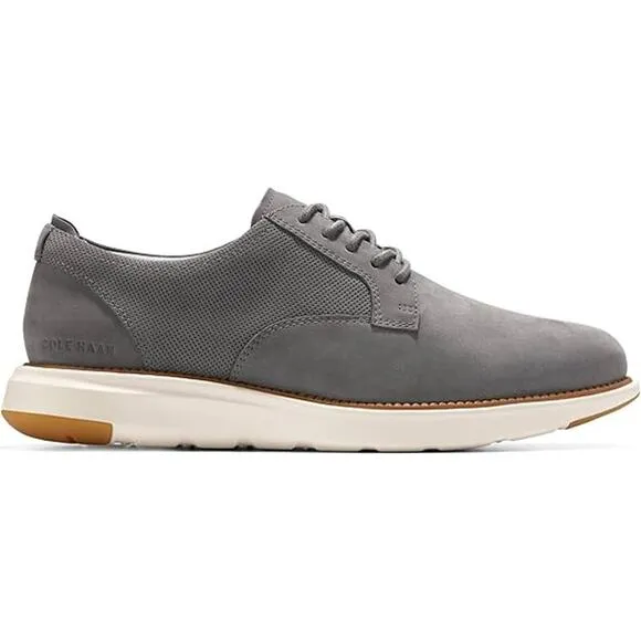 NWT Cole Haan Men's Grand Atlantic Oxford Shoes - Dark Gary/Ivory, Size 8 Wide