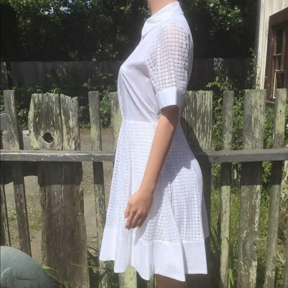 NWT DKNY Modern Boho White Dress 4