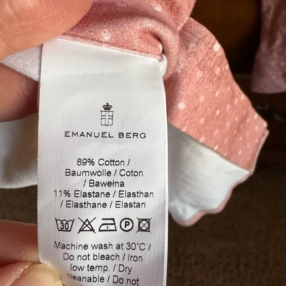 NWT  Emmanuel Berg Modern Fit Performance Dress Shirt