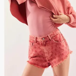 NWT Free People Mixed Emotions High Rise Short in Dragonfruit Sorbet