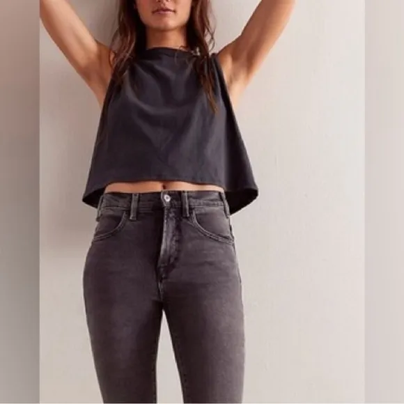 NWT, Free People, We The Free, Low Maintenance Midrise Crop Boot, Size 30 &amp; 29
