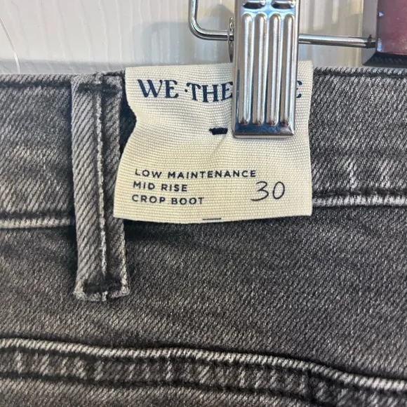 NWT, Free People, We The Free, Low Maintenance Midrise Crop Boot, Size 30 &amp; 29
