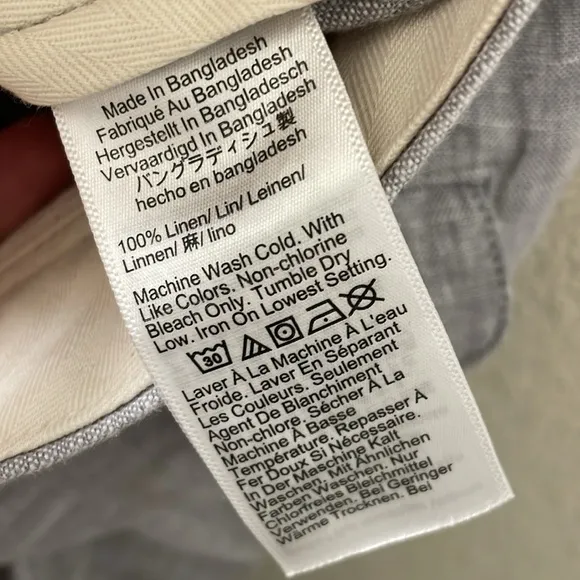 NWT J.Crew Classic-Fit Linen Trouser