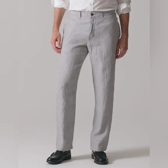 NWT J.Crew Classic-Fit Linen Trouser