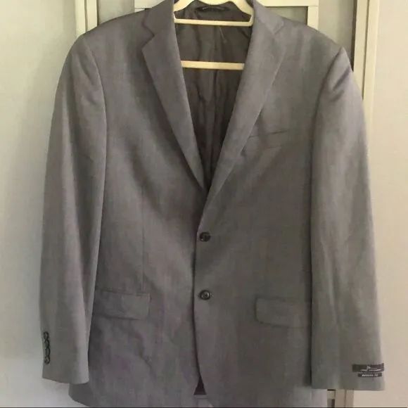 NWT Marc Anthony Gray suit jacket dress jacket modern fit size 40 regular