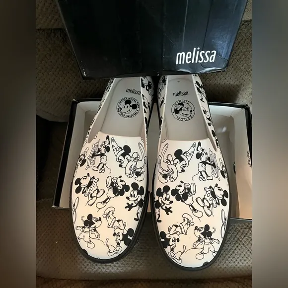NWT MELISSA Disney | Mickey Mouse Ground Sneakers Unisex Size 11W/10M Unisex
