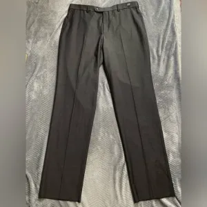 NWT Men’s Cremieux Modern Fit Travel Smart Unhemmed Dress Pants 40 Wool Blend