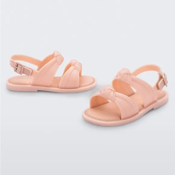 NWT MINI MELISSA Velvet Kids Sandals Size 9T