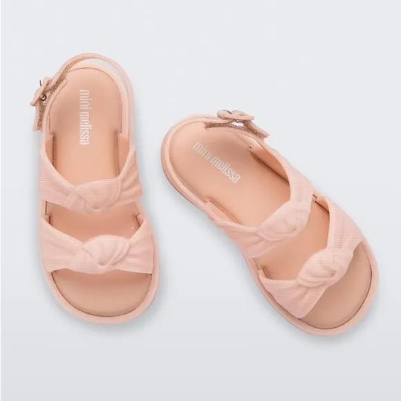 NWT MINI MELISSA Velvet Kids Sandals Size 9T