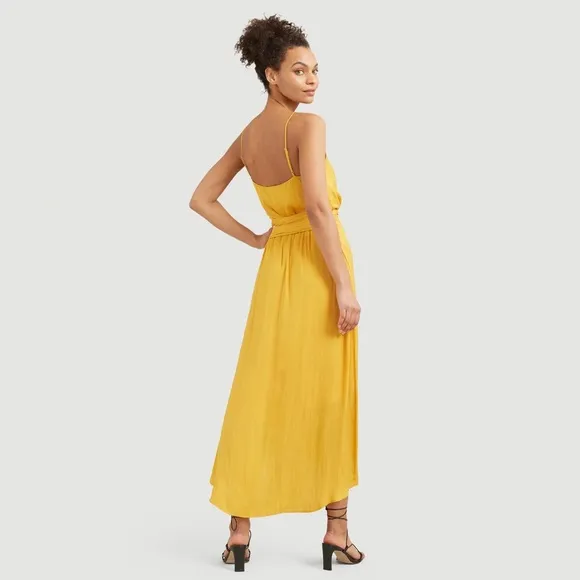 💥NWT💥 Modern Citizen Mila Layered Tank Dress. Marigold. Size Med.