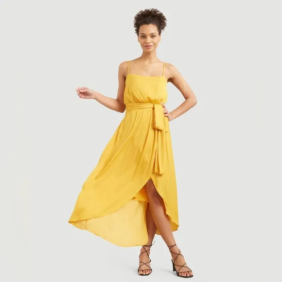 💥NWT💥 Modern Citizen Mila Layered Tank Dress. Marigold. Size Med.