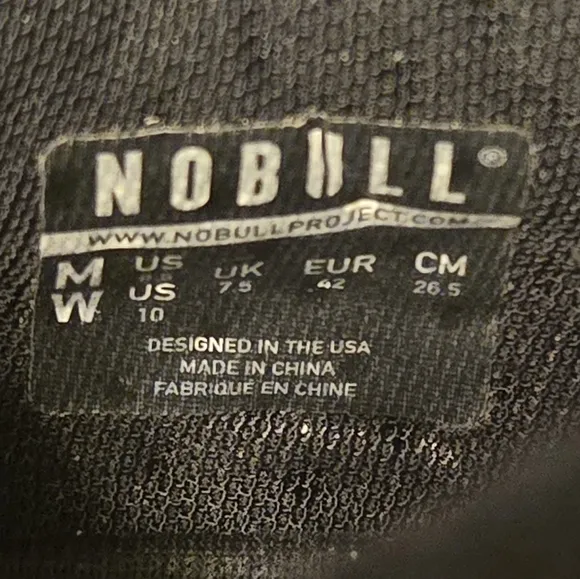 NWT Nobull Women's Impact Shoes Color Black Size 10