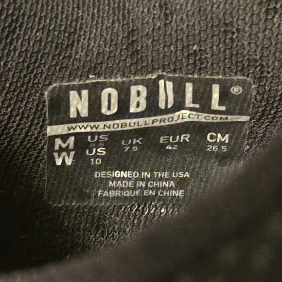 NWT Nobull Women's Impact Shoes Color Black Size 10