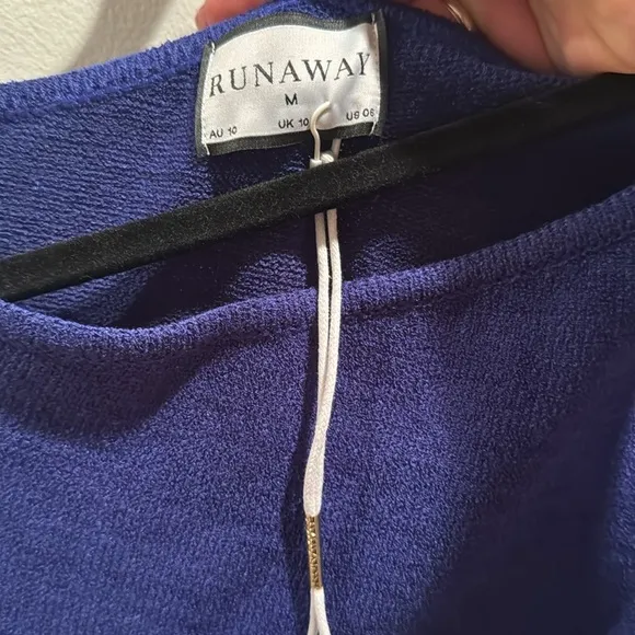 NWT Runway the Label Magic Midi One-Shoulder Dress Medium