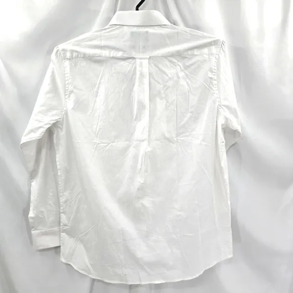 NWT‎ Scotch &amp; Soda Men's White Dress Shirt Size 18/46 Shop011mwhite Modern Fit.