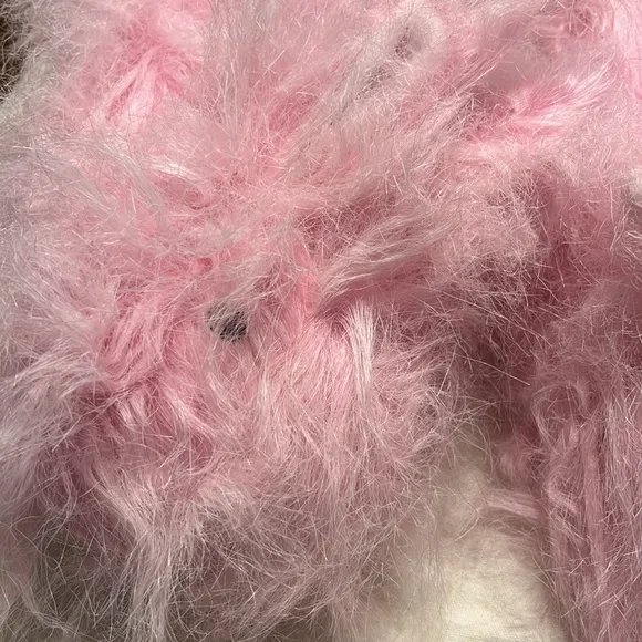 NWT Skims Fluffy Pink Bunny Slippers new