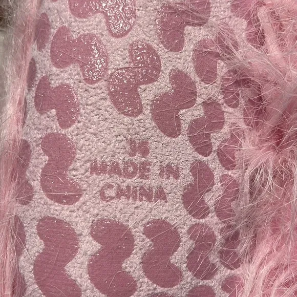 NWT Skims Fluffy Pink Bunny Slippers new
