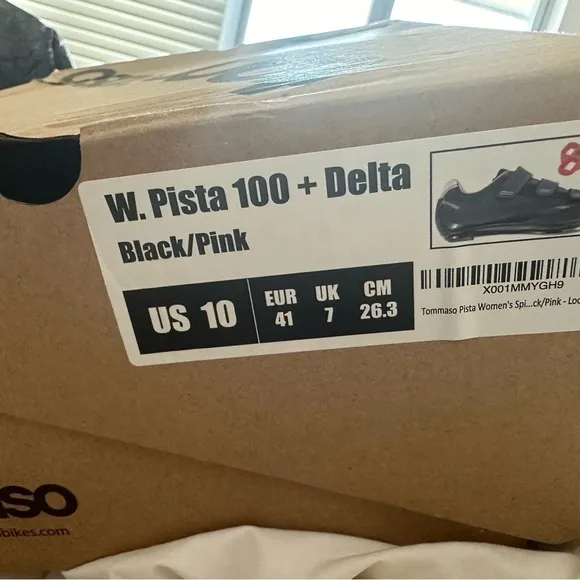 NWT Tammaso Pista All Purpose Ready to Ride Indoor Cycling Shoes  Bundle  | 10