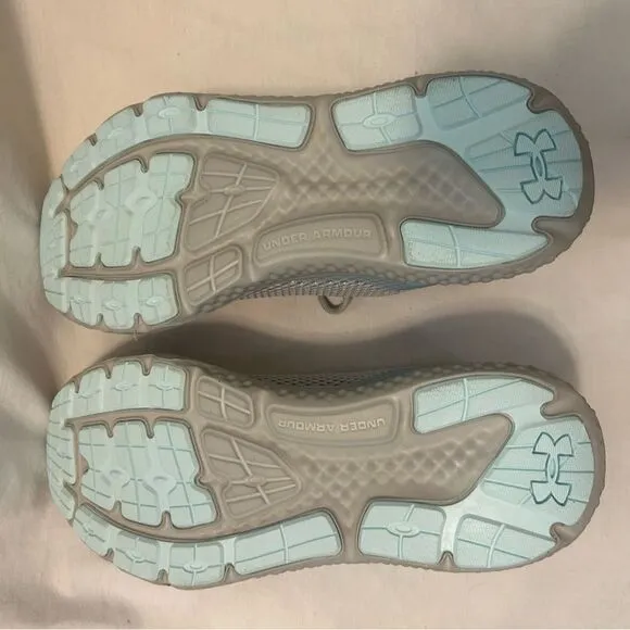 NWT Under Armour Women's Charged Rogue Gray &amp; Blue Running Shoes size 10.5