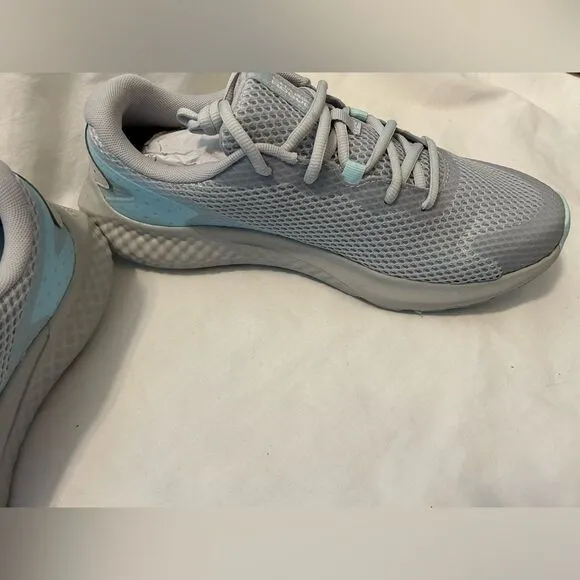 NWT Under Armour Women's Charged Rogue Gray &amp; Blue Running Shoes size 10.5